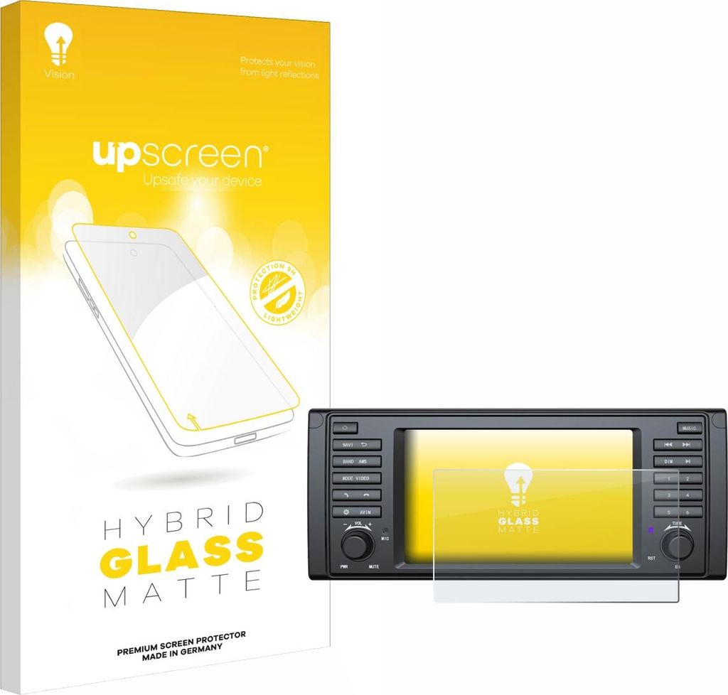 upscreen Entspiegelungs Schutzglas für Eonon E39A12S Schutzfolie Panzer Folie Glas Display Schutz matt