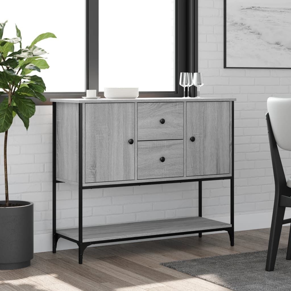 vidaXL Kredens szary Sonoma 100x36x85 cm Materiał Zdjęcie produktu 