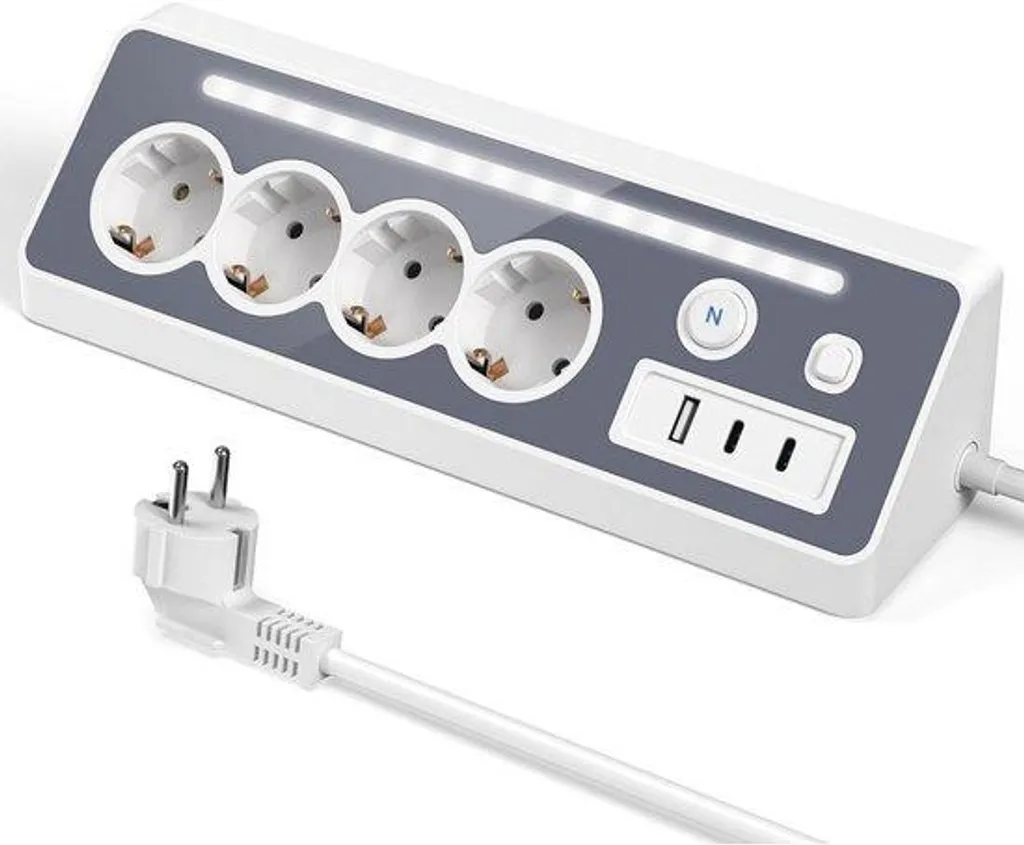Multiprise cuisine et chambre - Prise multiple avec ports USB charge