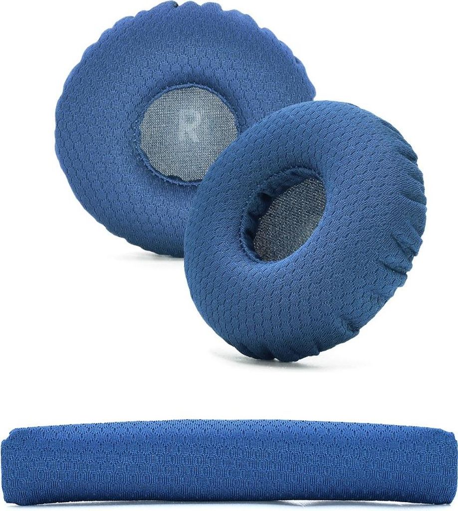 INF Ersatz Ohrpolster und Kopfband für JBL JR300 T450BT T500BT Tune600 3-teilig Blau