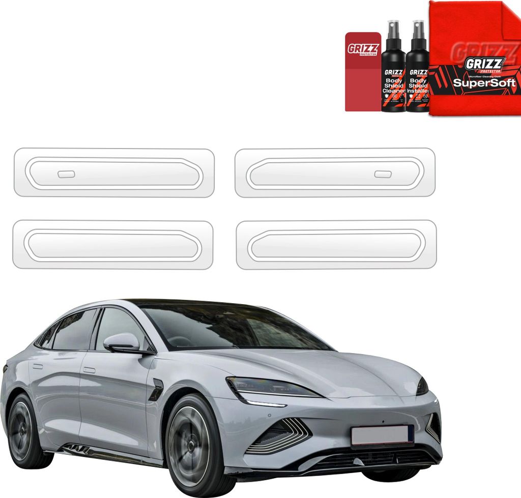 4in1 Schutzfolie für Türgriffmulden - BYD Seal (2026) Grizz Protector