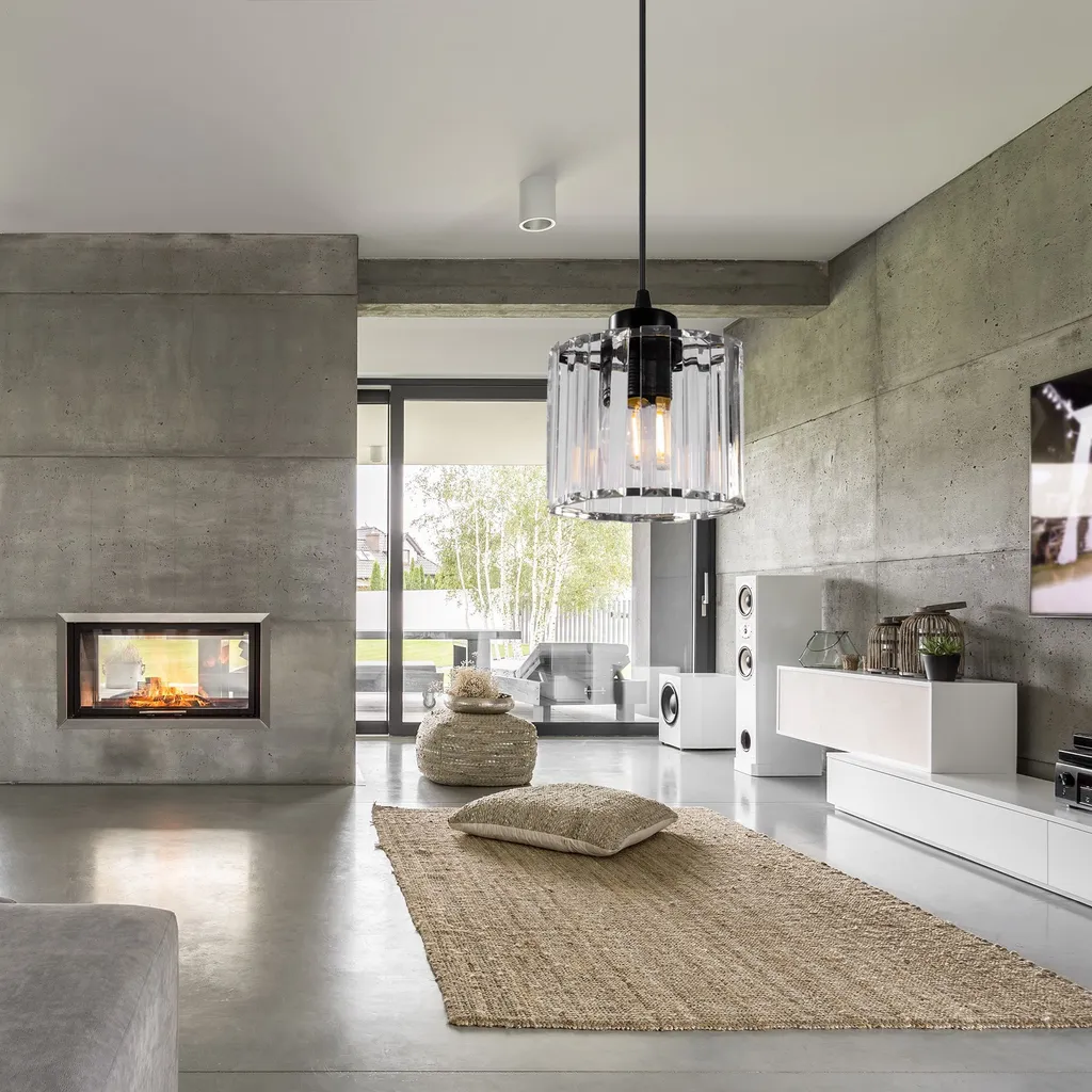 Luminaire Noir Toolight APP511-1CP : Solution Déco pour Plafond Bas ou Haut - 9