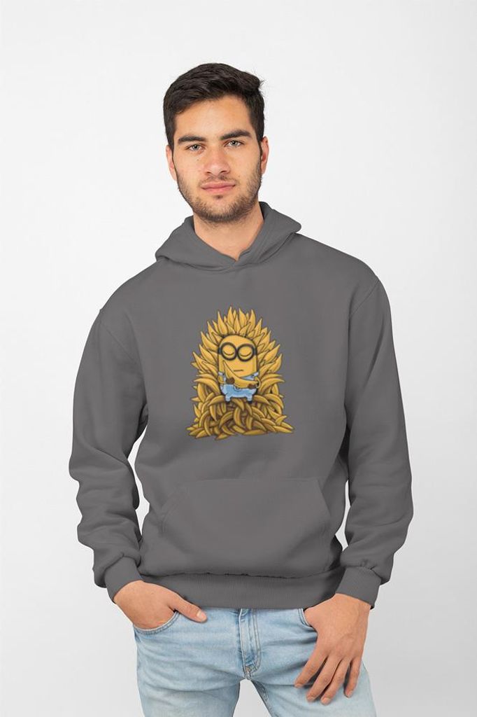 D&B Uni Hoodie MO00031 Minions Anthrazitgrau-Größe XL