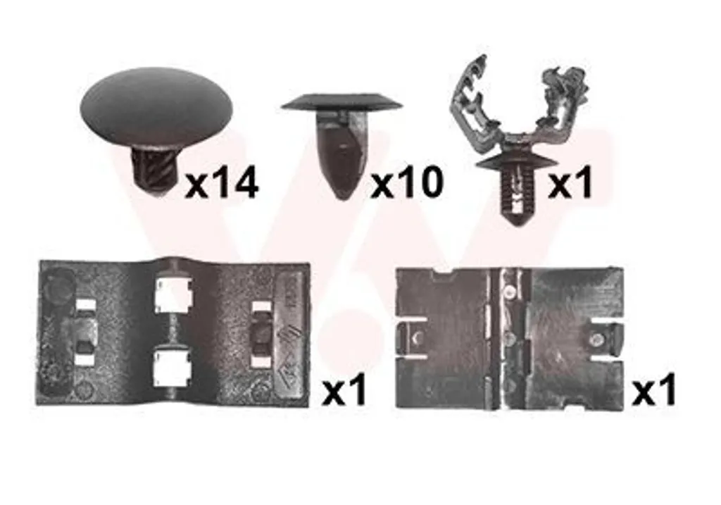 Kit fixation de capot avant pour Megane IV Grandtour Van Wezel 4407797