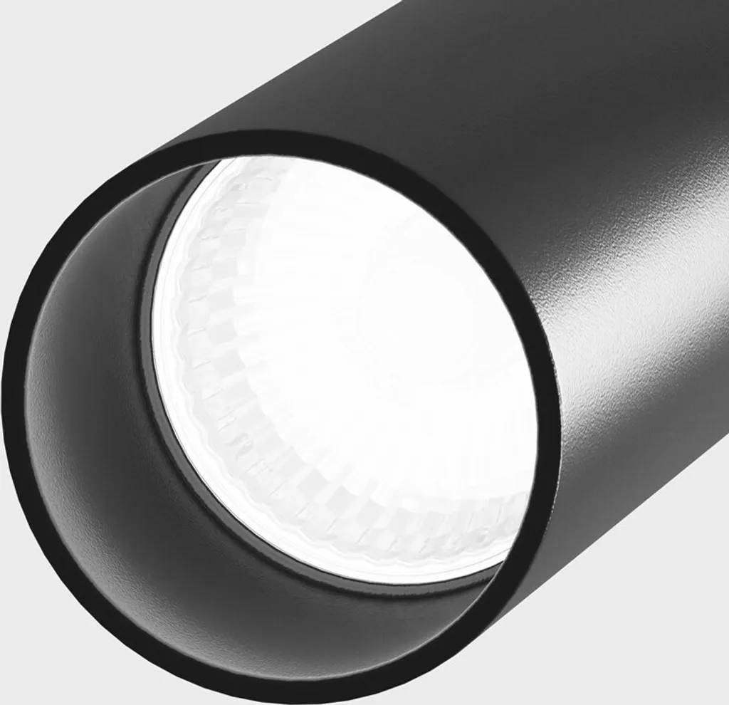 Plafonnier Maytoni Elti noir 2 lampes GU10 en aluminium technique