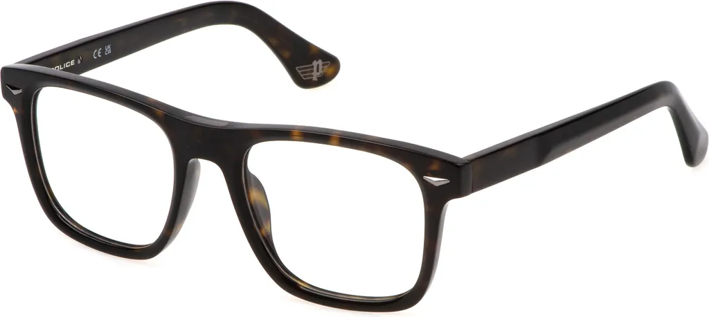 Lunettes de vue Police VPLL72E 722V Avana Scura Lucida Homme 52/20
