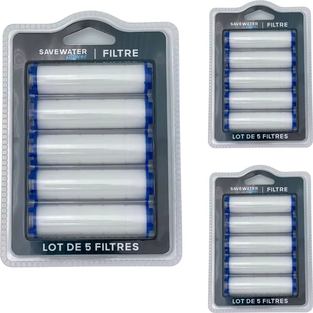 Best Direct Savewater Power Filter, 15 Ersatzfilter für Duschbrause Save Water