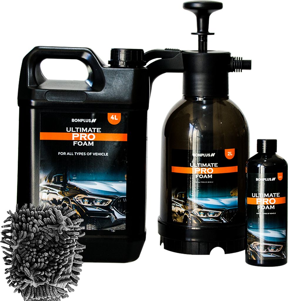 BONPLUS BP Auto-Reinigungsset, Mikrofaserhandschuh, Motorrad-Reinigungsset, Fahrzeugpflege und -reinigung, Scheibenreiniger, Fahrzeug-Reinigungsschaum