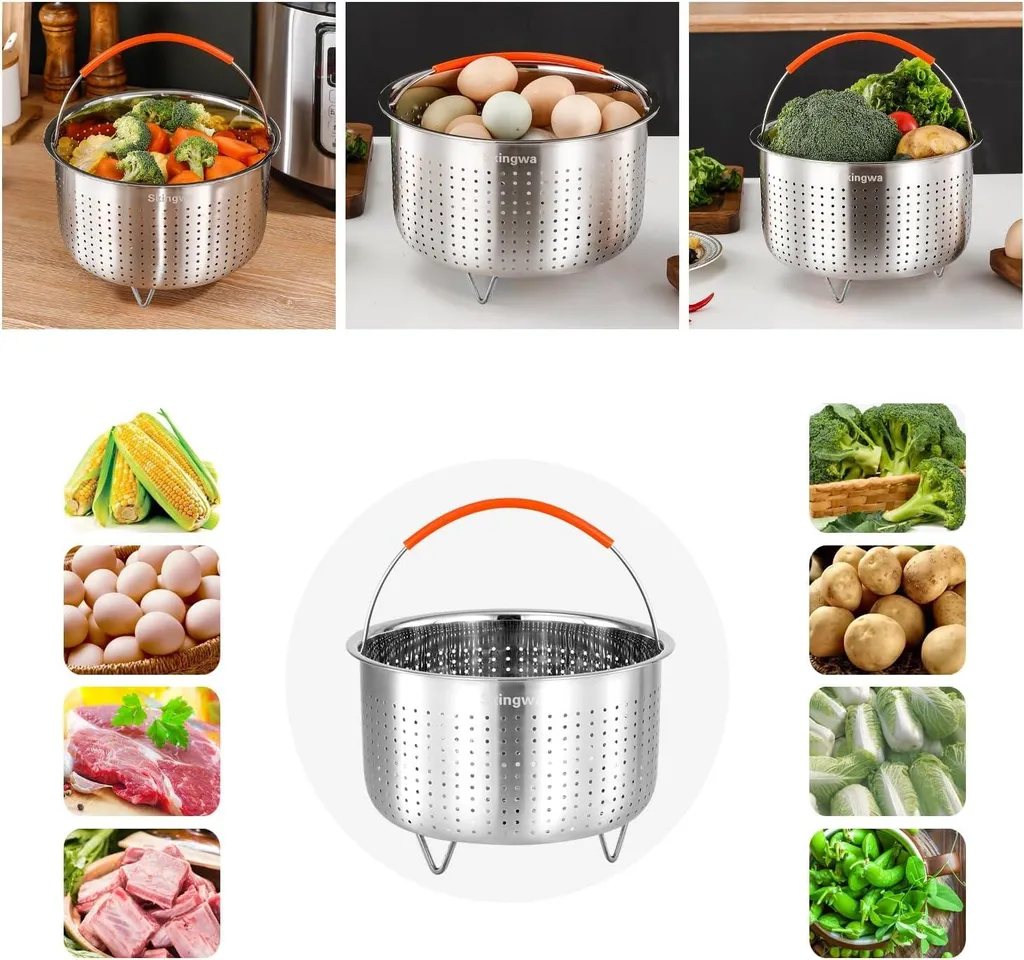 Insert vapeur pour Instant Pot en acier inoxydable durable et sûr