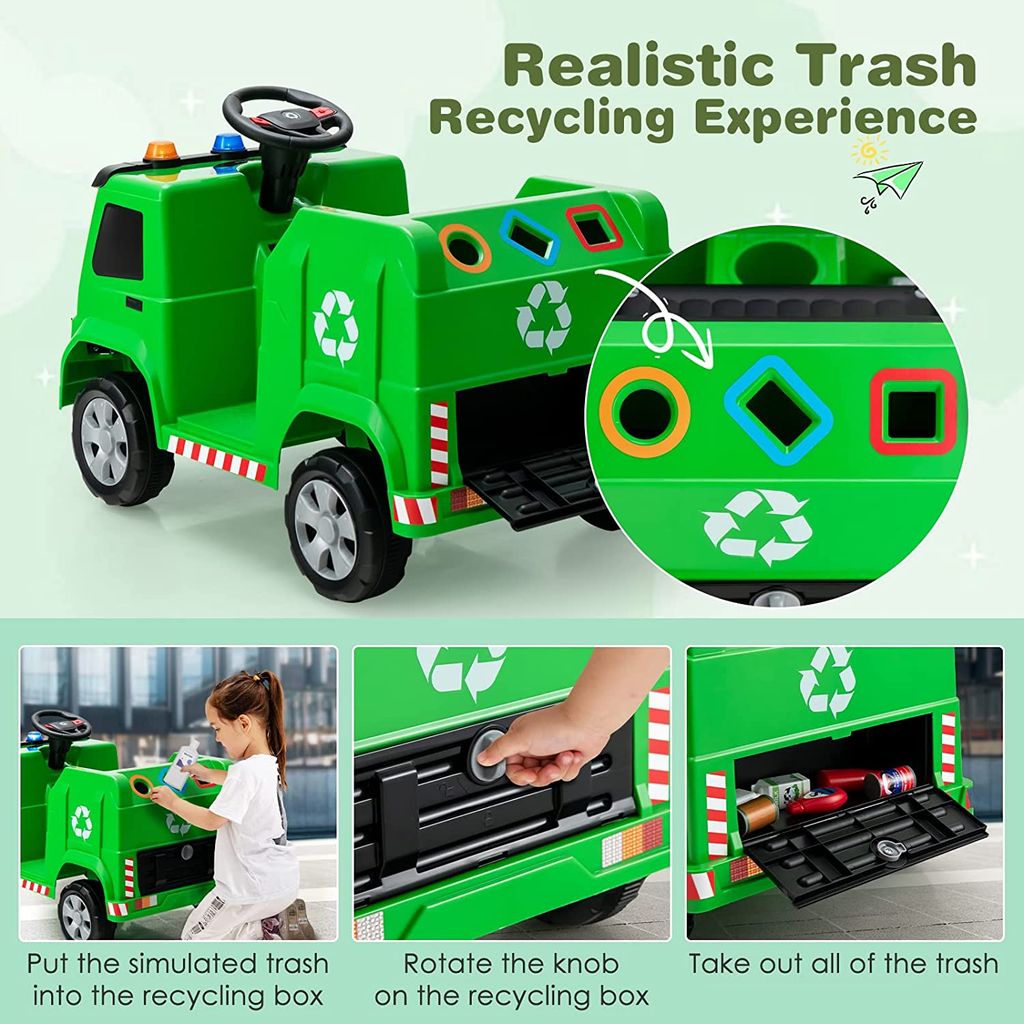 Müllauto, die Video-Transport für Kinder