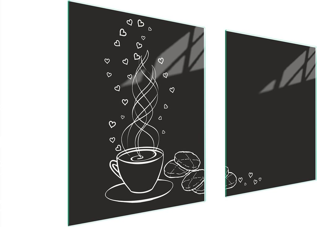 Glasschutzplatte Für Herd 85X52 Kaffee