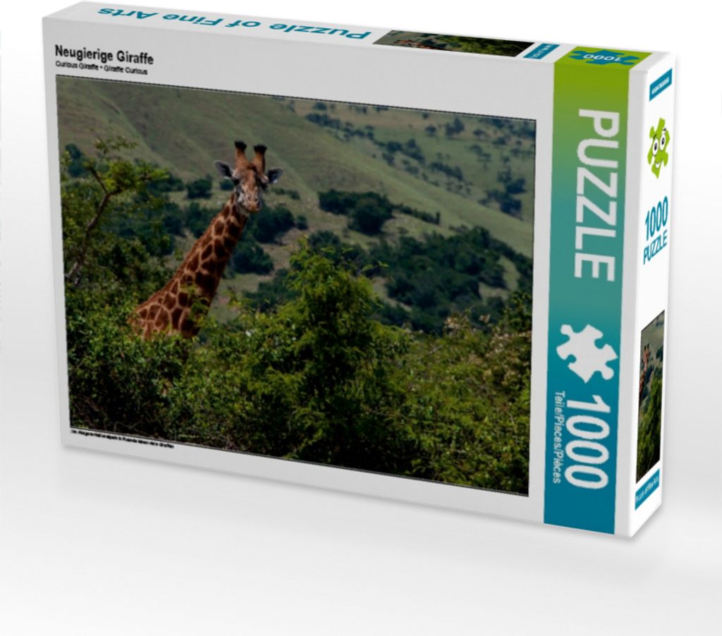 Calvendo Neugierige Giraffe 1000 Teile Puzzle quer 640x480mm, N N; 7440395