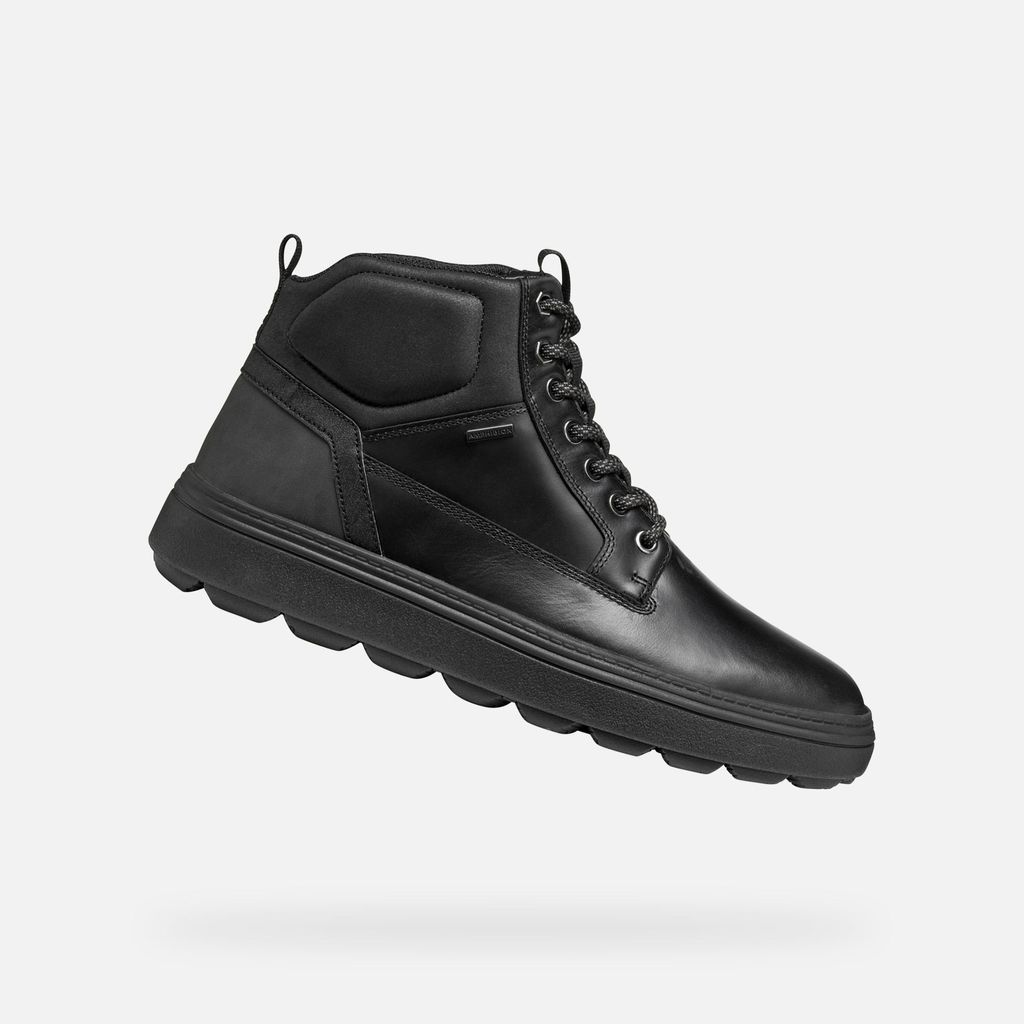 Geox Schwarze Herren-Ankle-Boots Spherica Ecub-1.1 43 Produktbild 