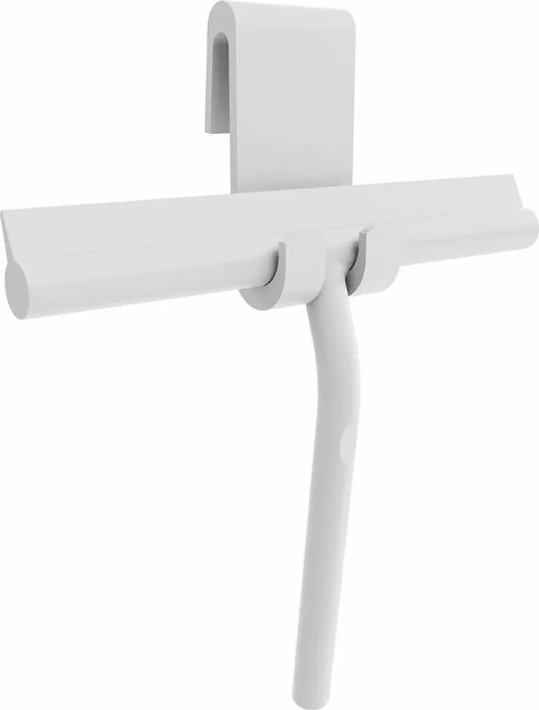 Tergivetro Doccia Bianco Opaco High-Tech con Supporto Ergonomico