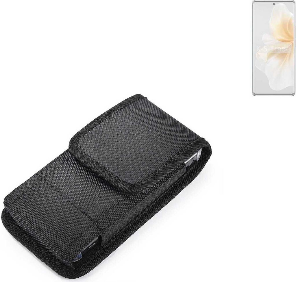 Holster Gürteltasche kompatibel mit Vivo V40 Lite 4G Holster Gürtel Tasche wasserabweisend Handy Hülle Schutz Hülle Outdoor schwarz K-S-Trade