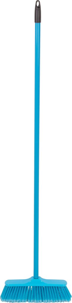 Besen MagicHome B0684, blau, Metallstiel 120 cm, 28 cm Produktbild 