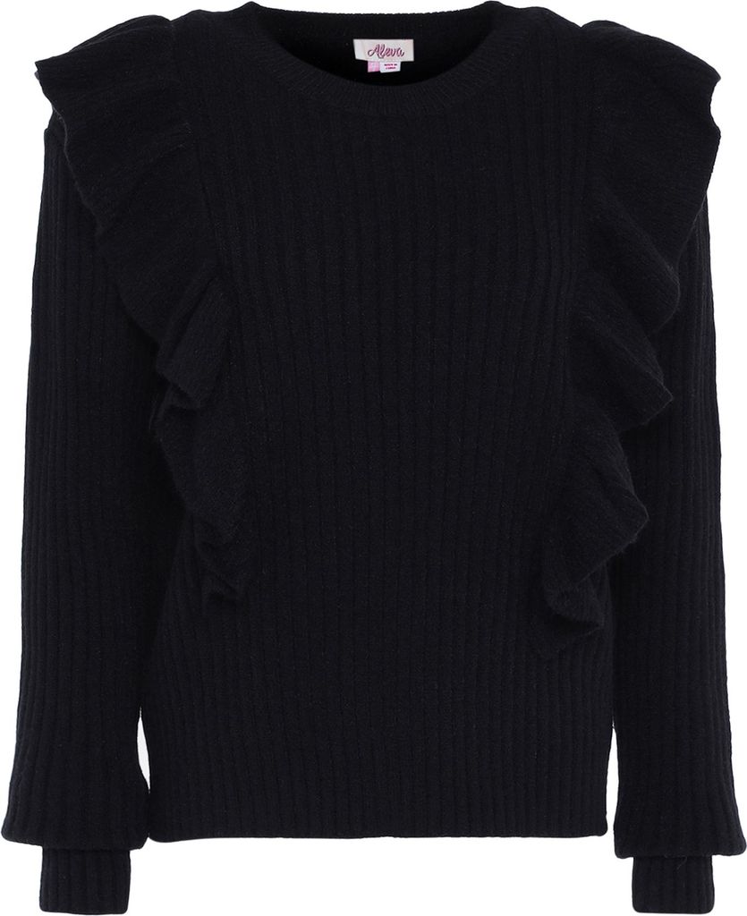 aleva damen pullover - schwarz, XL/XXL