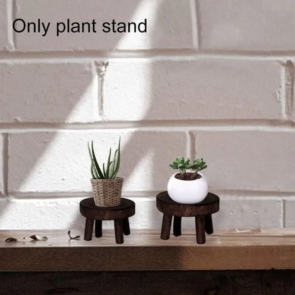 Support de plantes en bois pour optimiser l'espace - Vert - Taille Moyenne