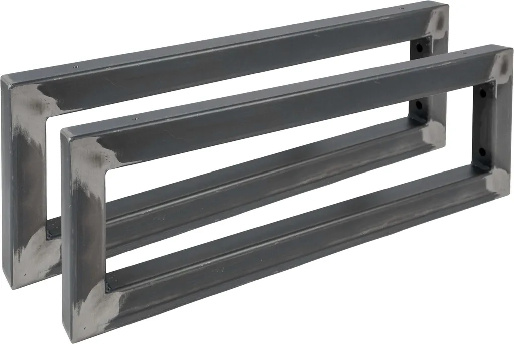 Set 2 Staffe RECHTECK Natural Goods Berlin - Supporto Parete 450mm