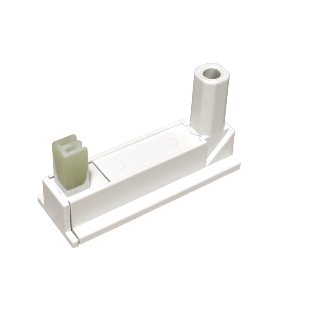 Bachmann Collier de Fixation Blanc RAL 9010 pour multiprise - Lot de 2
