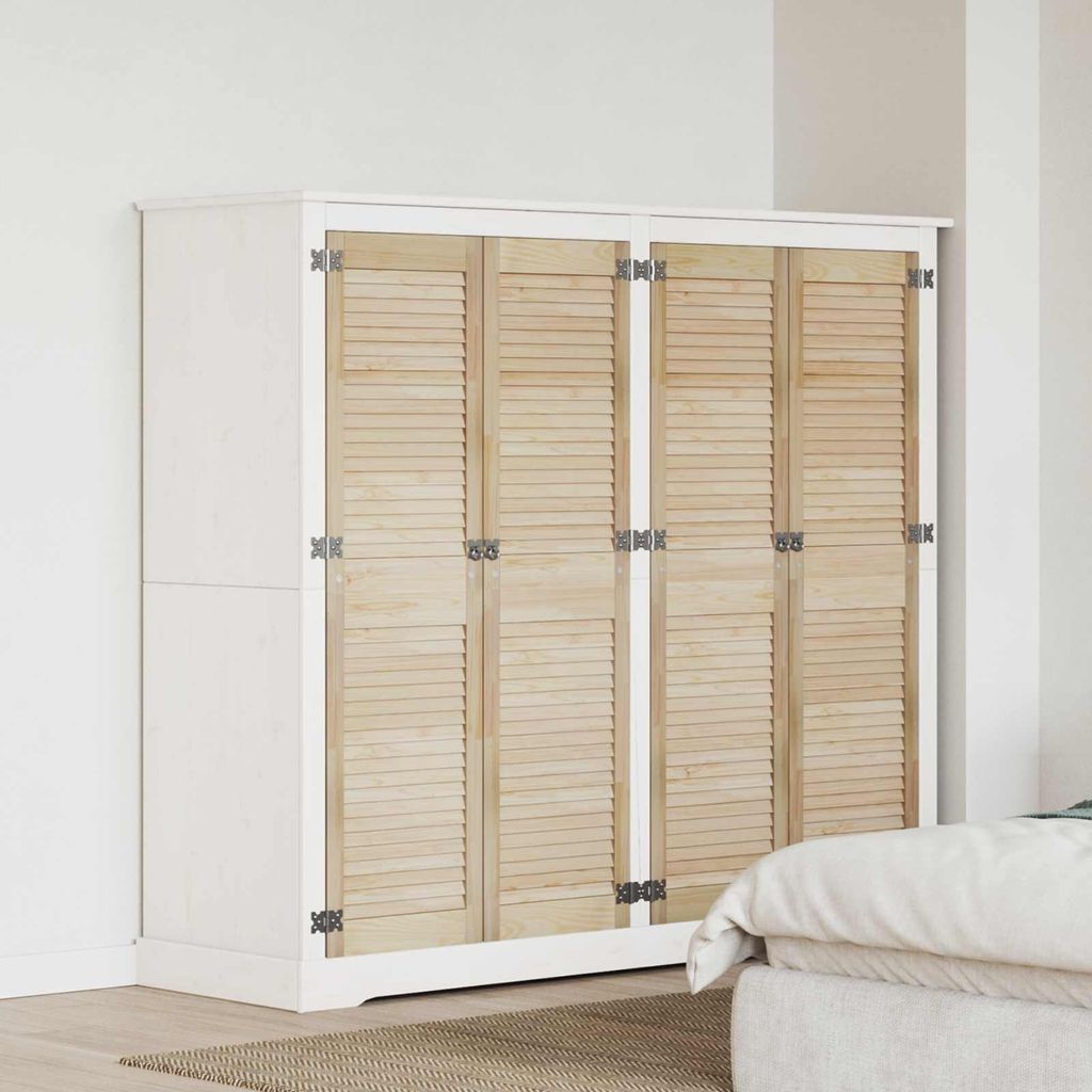 vidaXL Porte d'armoire, lot de 4, couleur naturelle, 140,5 Image du produit 