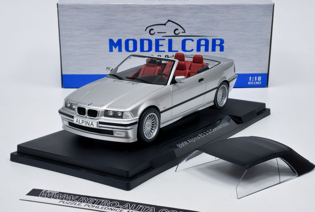 MCG 18322 BMW Alpina B3 3.2 Cabrio E36 1996 silber 1:18 Produktbild 11