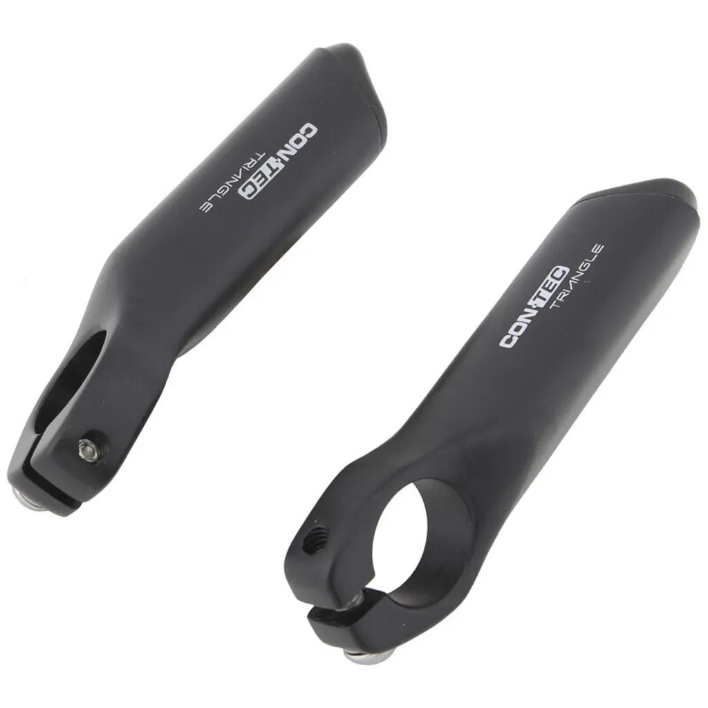 Bar Ends Triangle pour Vélo VTT et VTC - Cornes de Guidon Contec Noires - 2
