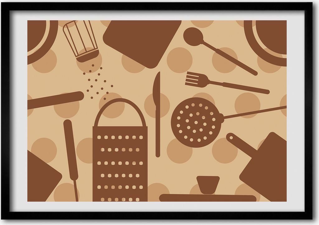 Bild - Bilder - Bilderrahmen - 70 cm x 50 cm - MDF-Rahmen, Produktbild 