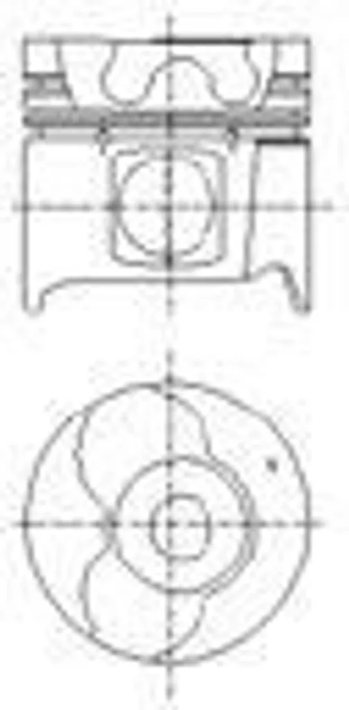 Piston haute résistance IPSA PI000101 compatible Renault Clio II 1.9