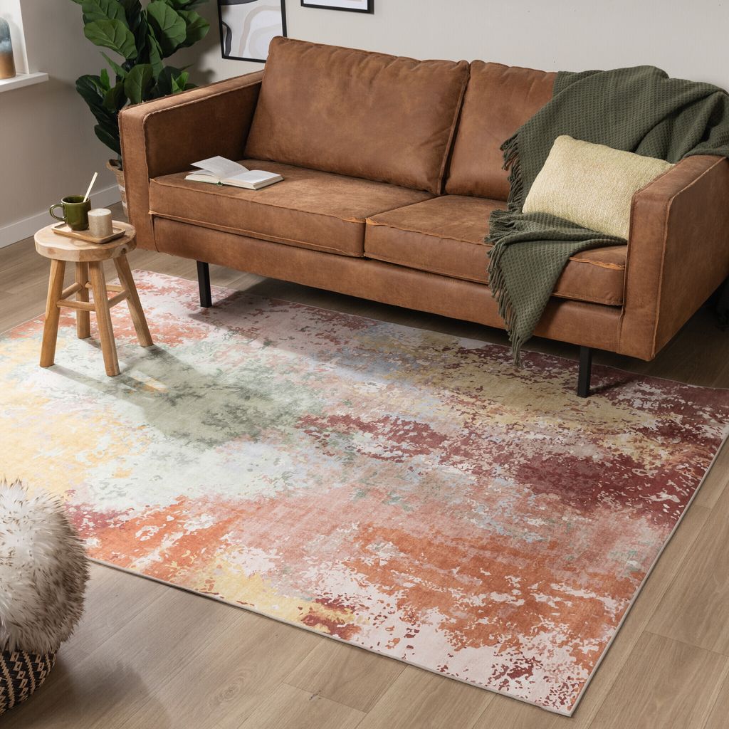Volero - Teppich Modern - Sarge Pastell - 230x330 cm - Wohnzimmer, Esszimmer, Schlafzimmer - Klassik, Industrielle, Modern