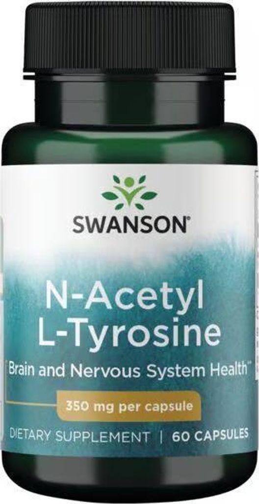 N-Acetyl L-Tyrosin 350 mg 60 Kapseln Swanson Health Produktbild 