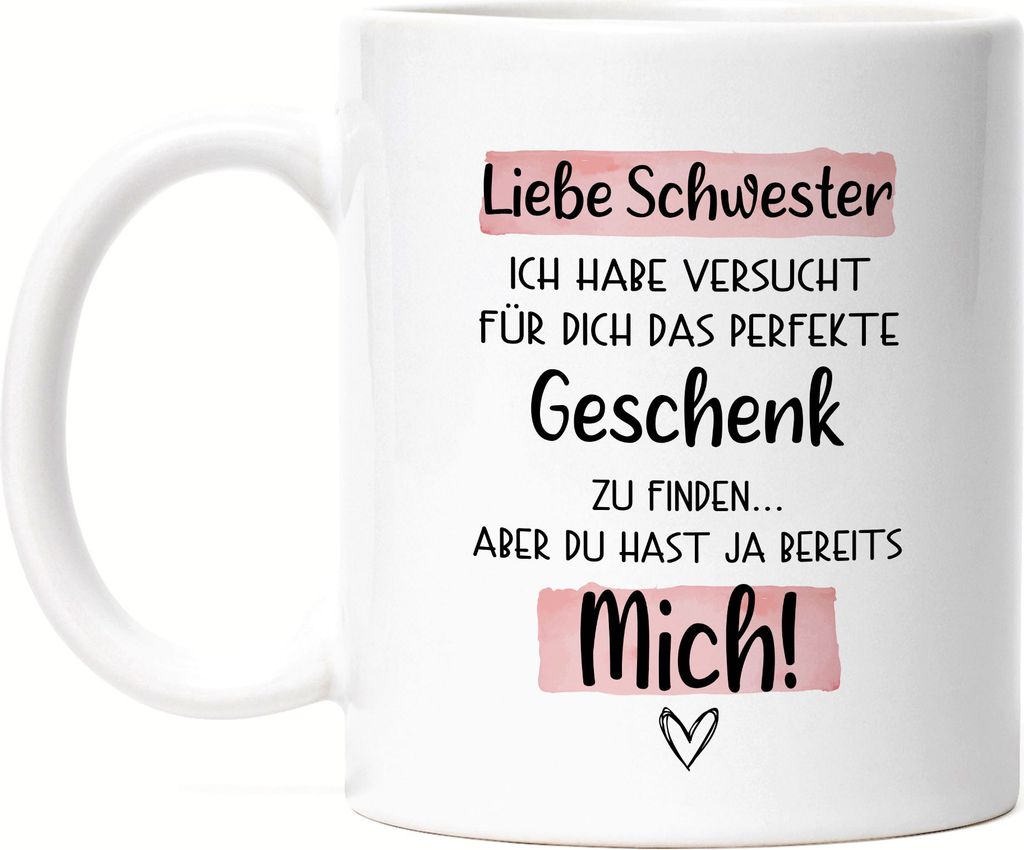 Schwester Geschenk Tasse Mit Spruch Lieblingsschwester Geschenkidee Humor Sarkasmus