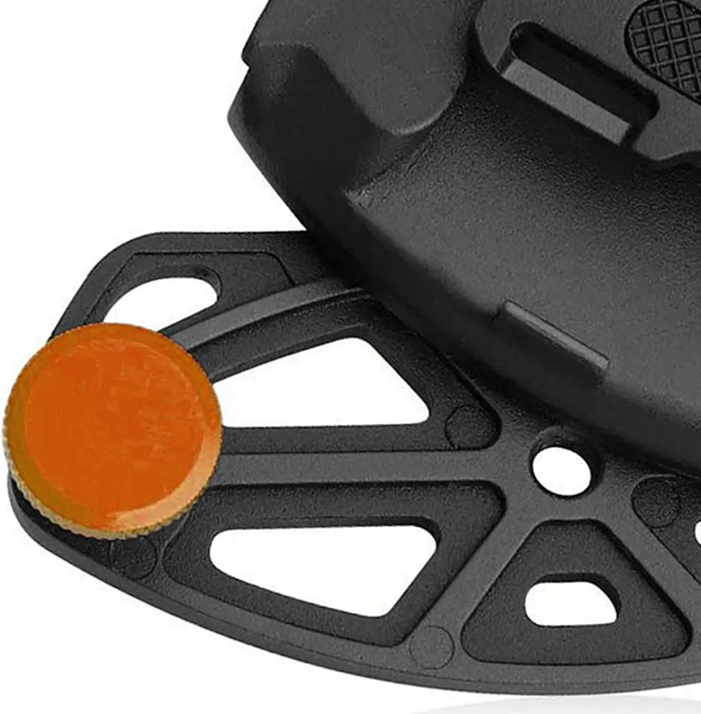 Morsetto Fotocamera Quick Release Lega Alluminio Arancione Action Cam