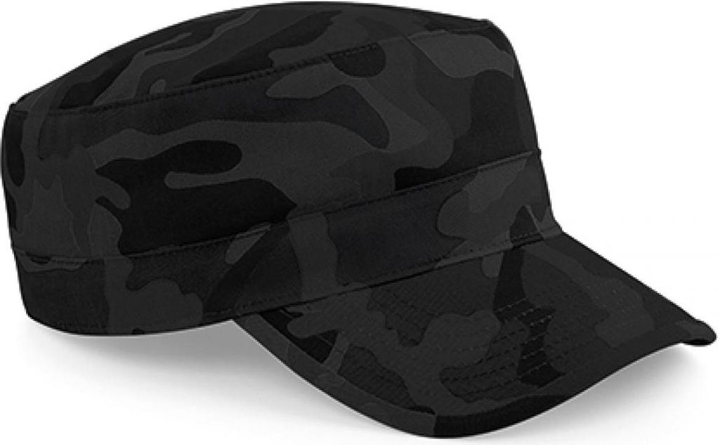 Beechfield B33 | Camo Army Cap / Kappe / Mütze - Farbe: Midnight Camo - Größe: One Size