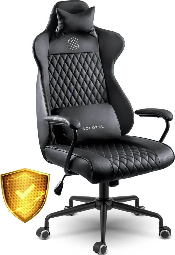 Fauteuil de bureau Sofotel Verona Noir 2581 : Confort Chic et Robuste - 11