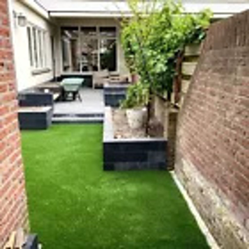 Deluxe Hochflorrasen 600 x 200 cm (19,95/€m²) Outdoor Rasenteppich – 200 cm Breite