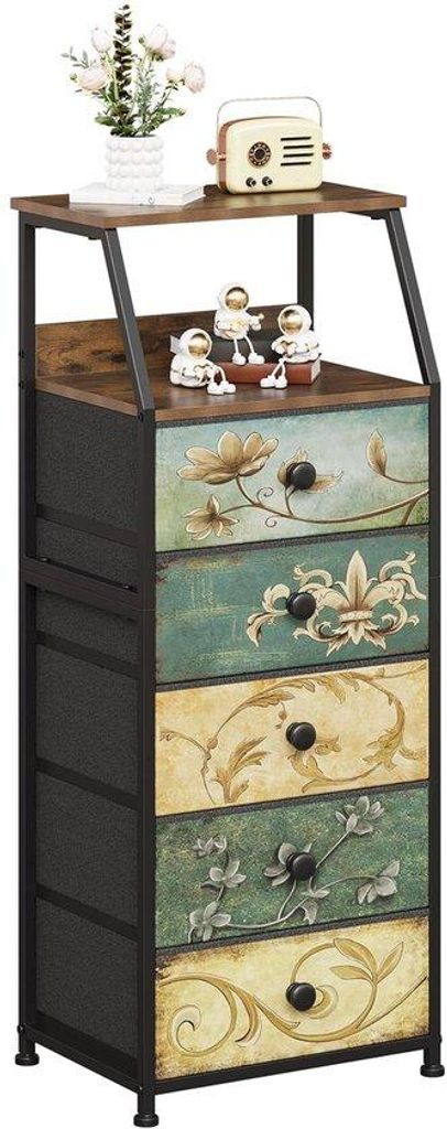Vintage Stoffen Schrank - OPBERGRUIMTE - 1 STÜCK - STURZGEWICHTET