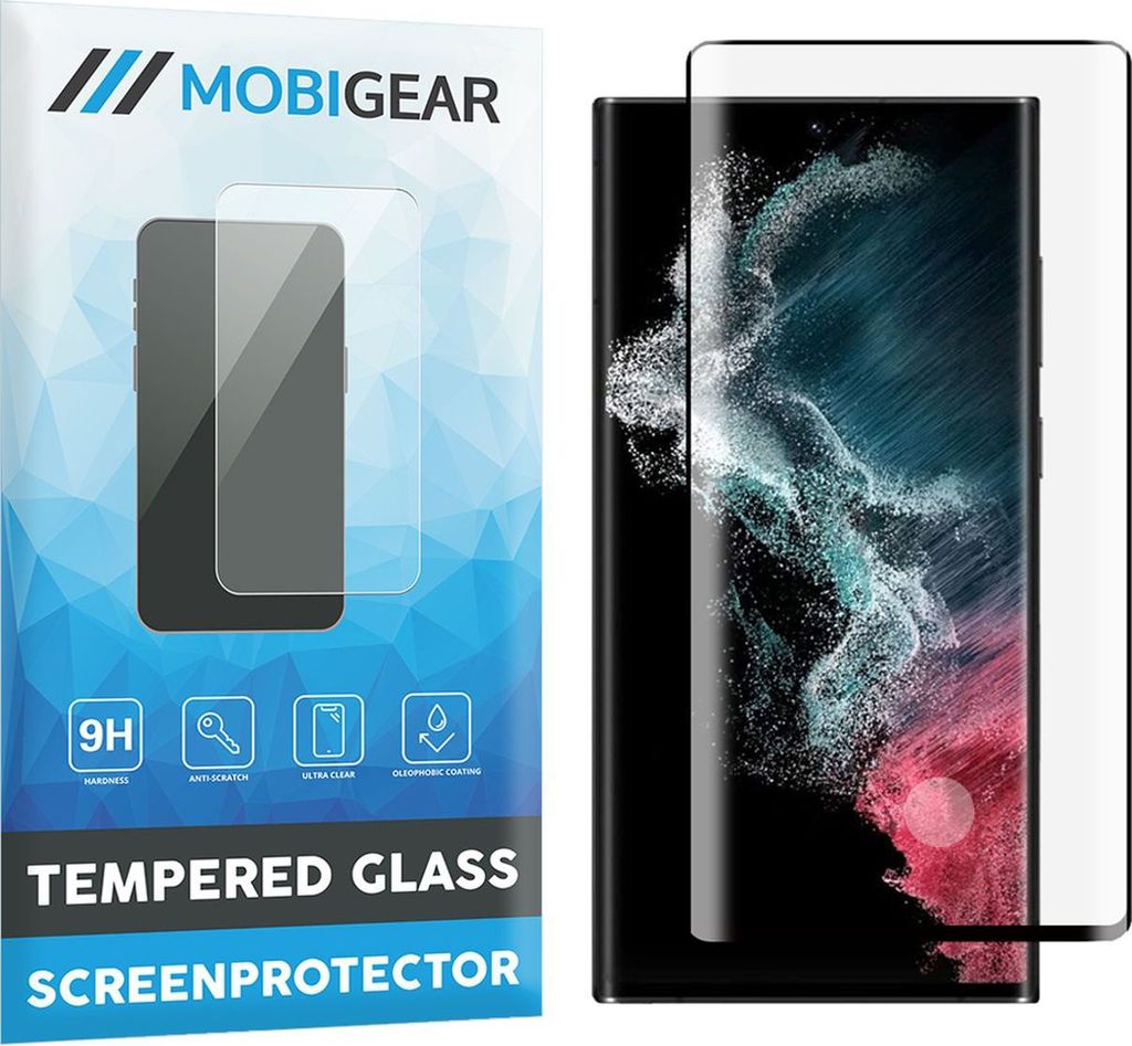 Mobigear Premium  Samsung Galaxy S22 Ultra Panzerglas Produktbild 