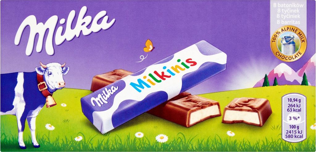 Czekolada mleczna Milka Milkinis 87,5 g Immagine del prodotto 