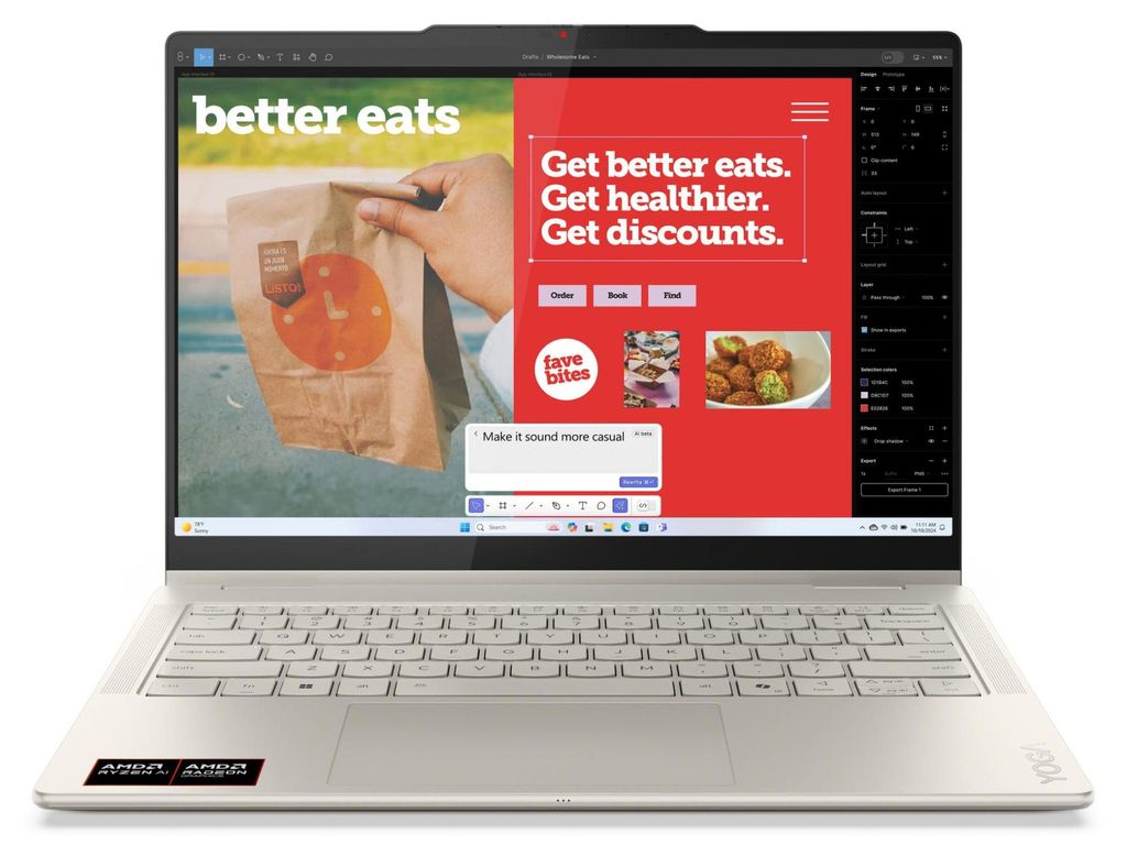 Lenovo Yoga 7 2-in-1 14AKP10 Copilot+ PC, AMD Ryzen AI 7, 2 Produktbild 