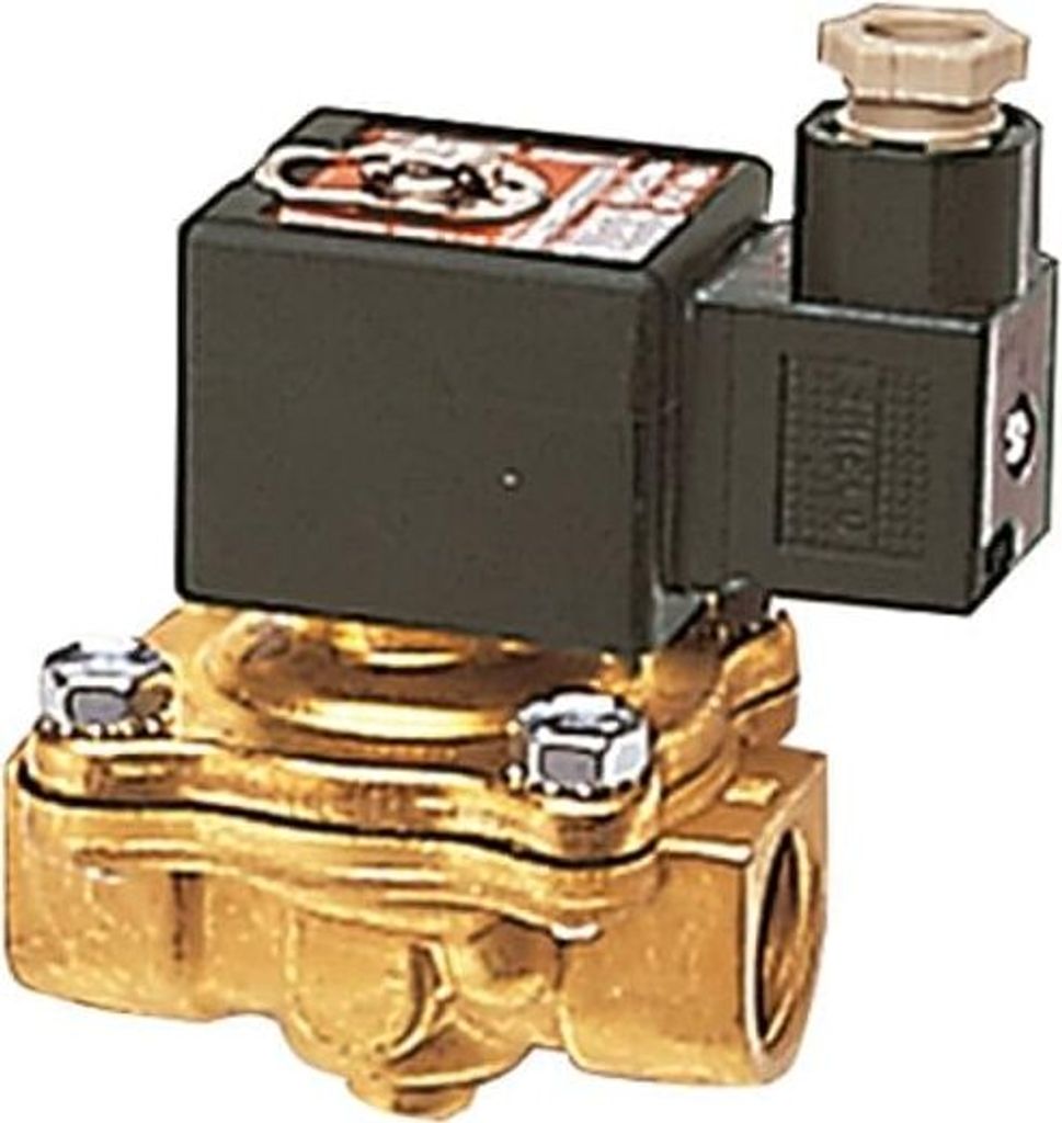 Riegler 2/2-Wege-MV.,MS,NO,zwangsg.,230 V,50-60Hz,Rp 1, NBR, PN 0-9 bar