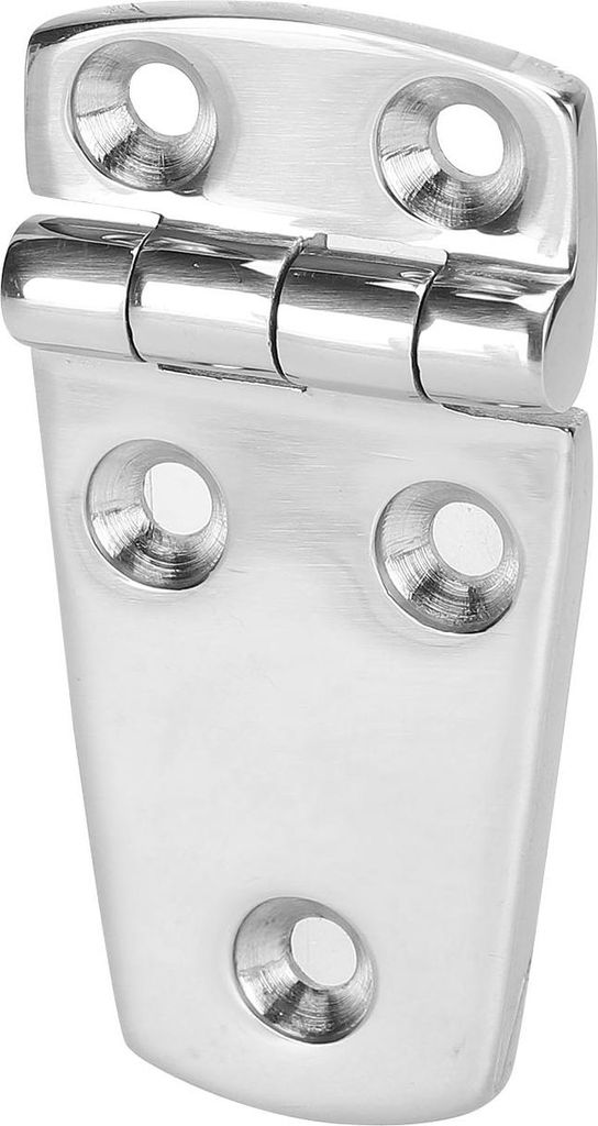 Türscharnier mit 5 Löchern, Edelstahl 316, Universalzubehör 76 x 38 mm für Schrankfenster