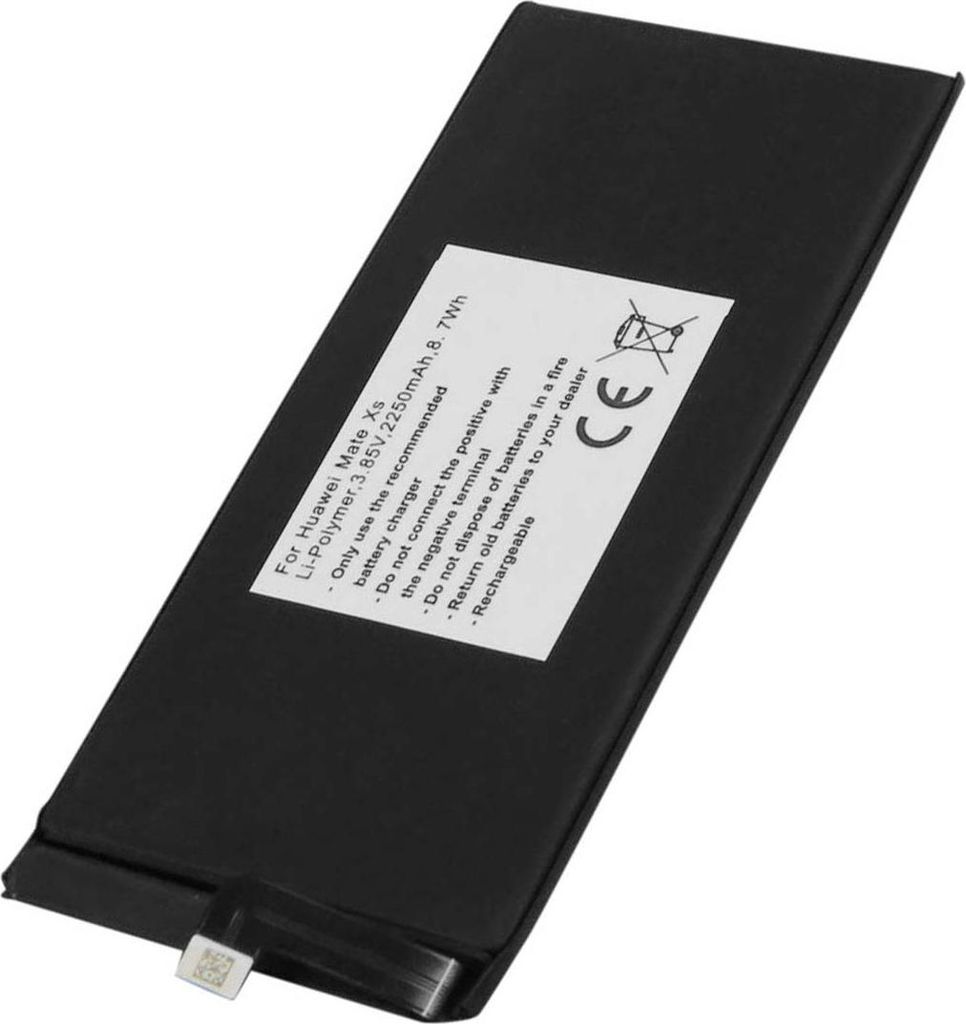 Avizar, Li-Polymer Akku Huawei Mate Xs HB3246A1EEW 3.85V, Schwarz