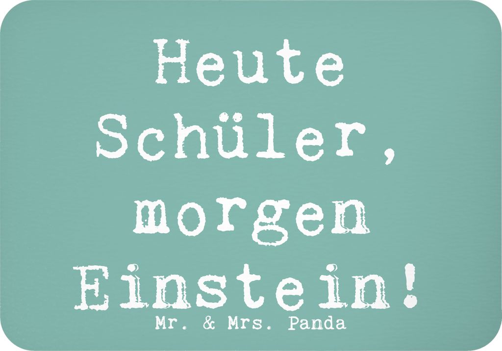 Mr. & Mrs. Panda magnet Spruch Schulanfang Inspiration - Meeresbrise - Geschenk, Lernen, ermutigend, Schüler, bildmagnet, Zuversicht, Kühlschrank...