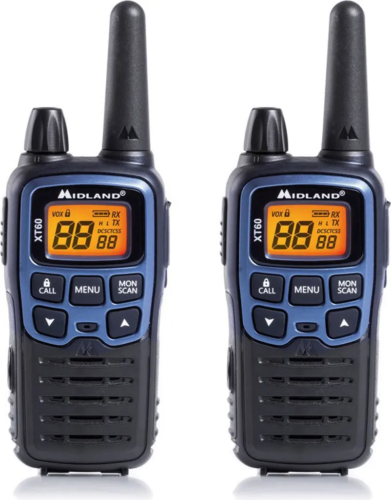 Talkie-walkie Midland XT60 pour randonnée et communication de sécurité