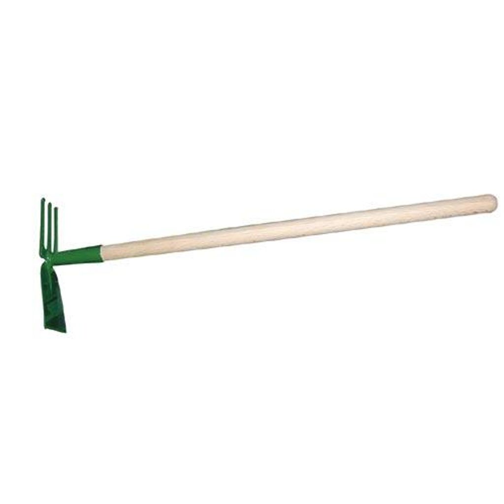 3 Zinken Hacke mit Stiel 50cm