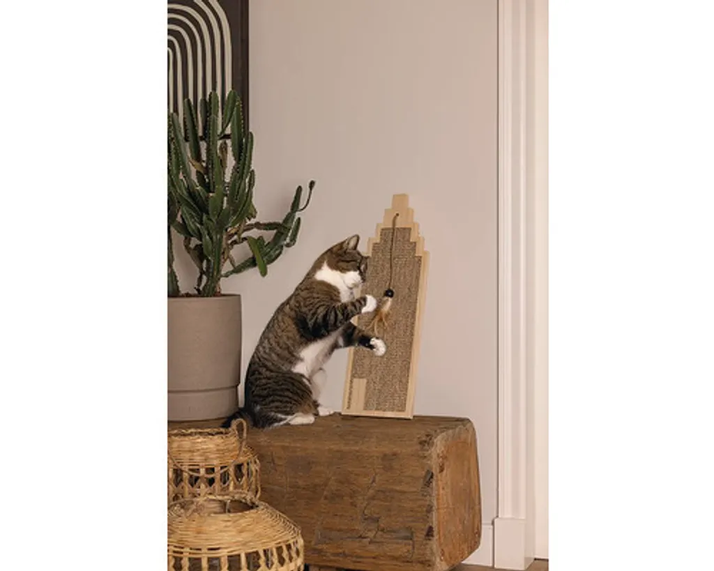 Planche à gratter robuste en bois pour chat Designed by Lotte - 9