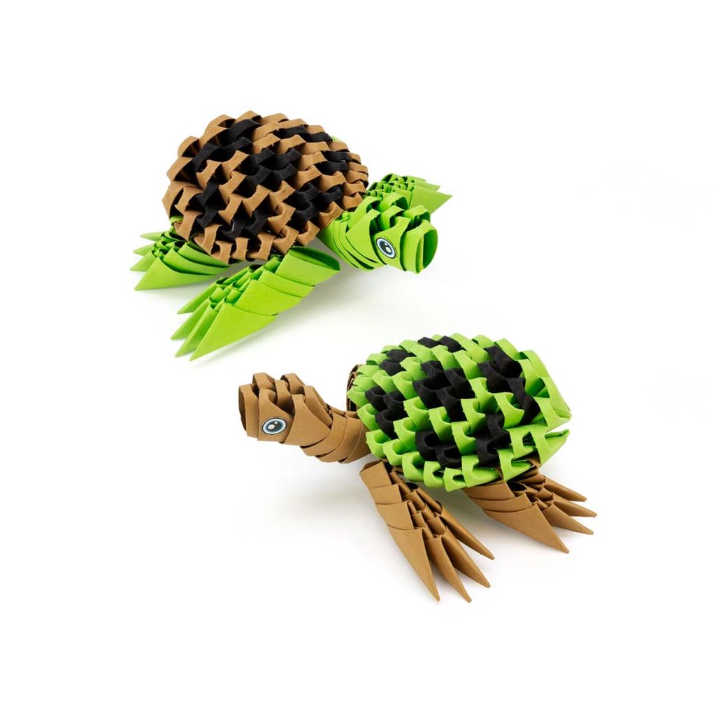 Alexander Toys ORIGAMI 3D – Turtles, Origami-Set für Produktbild 