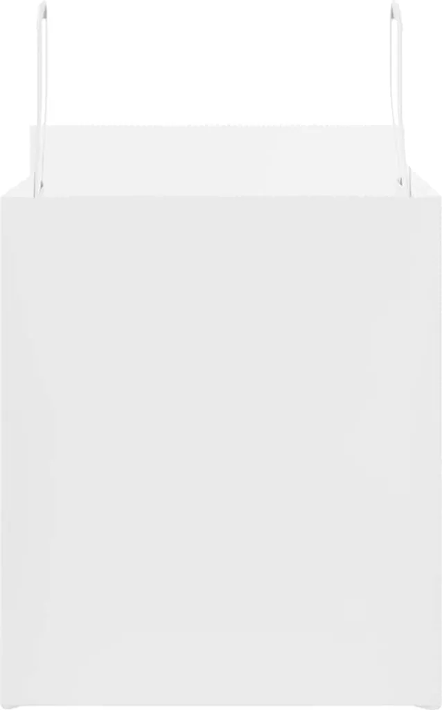 Sacchetti di carta 250 pz. con manici bianchi 32x22x24 cm - 6