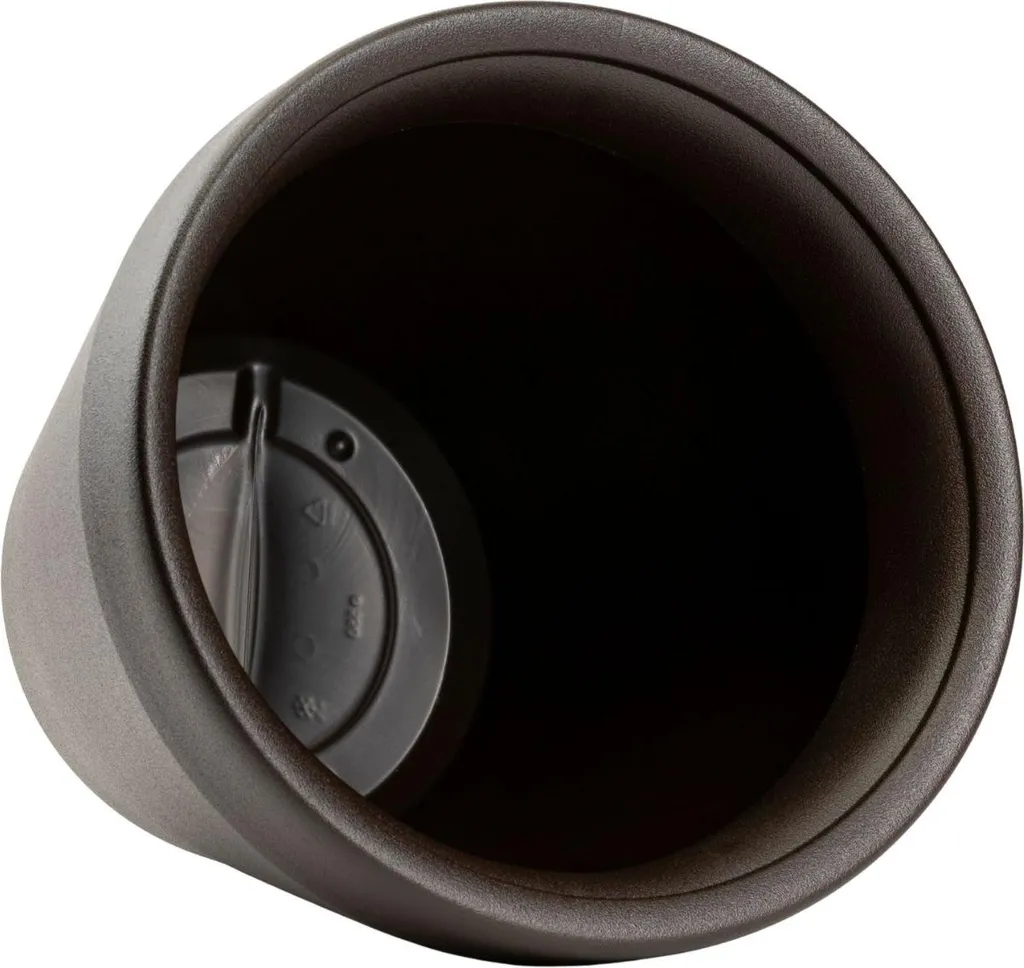 Bac à fleurs décoratif marron HowHomely - Cache-pot grand format 55cm - 6